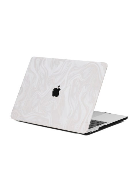 Macbook Protective Case Suede Apple Laptop Macbookair/pro Case Computer Protective Case-Color:HY12330-1008 White-Applicable Model:Flat Pro14(a2442/a2779/a2992/a2918/a3112/a3185/a3401)