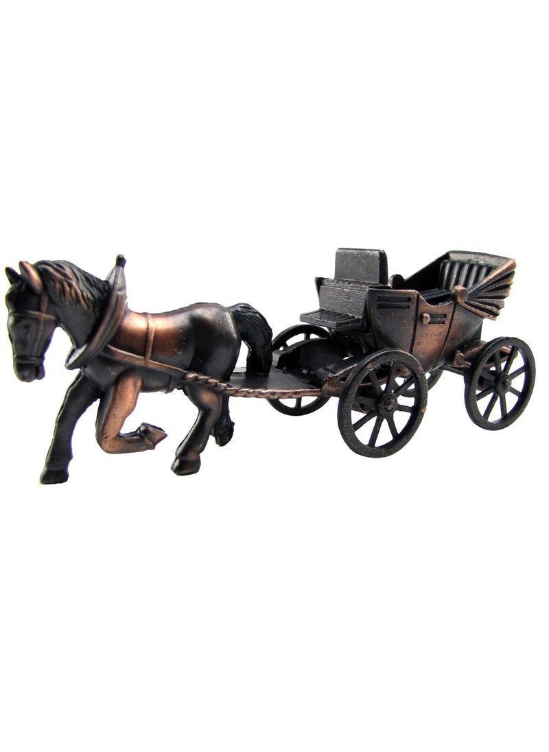 TG TGLLC Treasure Gurus Horse  Carriage Die Cast Toy Pencil Sharpener Miniature 148 O Train Scale Replica 