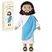 Apragaz 13 Jesus Plush Doll Jesus Plushies for Kids Soft Comfort Christian Toy Christian Faith Plushie FaithBased Gift for Boys Girls Sunday School Bible Learning Easter ChristmasBlue - Image 2