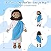 Apragaz 13 Jesus Plush Doll Jesus Plushies for Kids Soft Comfort Christian Toy Christian Faith Plushie FaithBased Gift for Boys Girls Sunday School Bible Learning Easter ChristmasBlue - Image 4