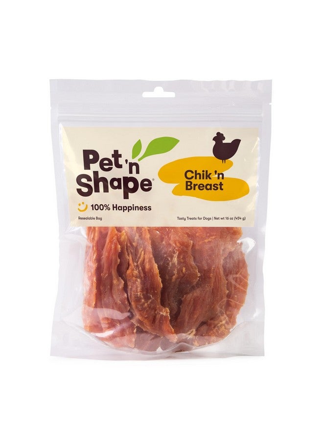 بيت آند شيب مكافآت الكلاب من لحم الدجاج المجفف من Pet 'n Shape - 1 رطل - Image 1