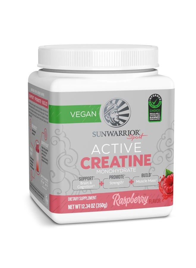 ZYRTEC Creatine Monohydrate Powder Micronized PreWorkout Recovery Supplement | Support Muscle Building Strength Training Cognition | Vegan & Keto Friendly Easily Mixes (50 Servings) Raspberry Flavored - Image 1