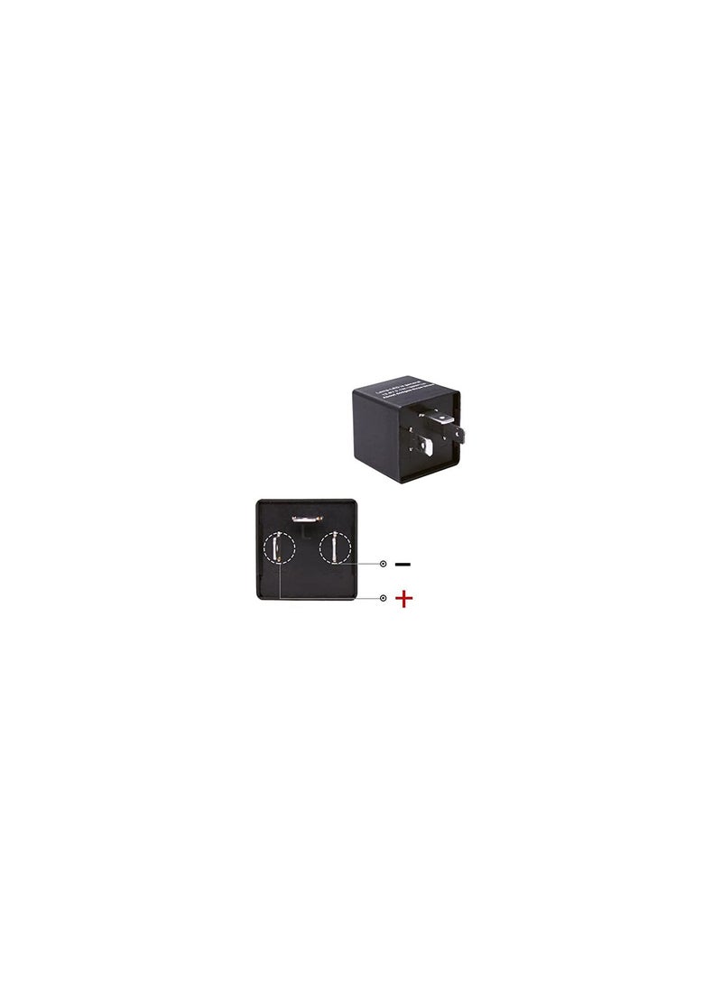GGOOT Adjustable Frequency Flashers Car Motorcycle Universal Waterproof Relay With LED Turn Signal Light  - Image 4