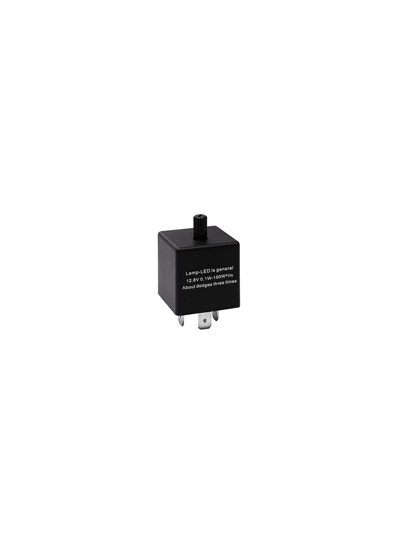 GGOOT Adjustable Frequency Flashers Car Motorcycle Universal Waterproof Relay With LED Turn Signal Light  - Image 1