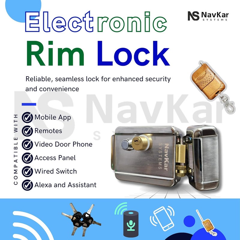 NAVKAR SYSTEMS NAVKAR SYSTEMS Waterproof RFID access control with electronic lock and power supply for metal door  - Image 5