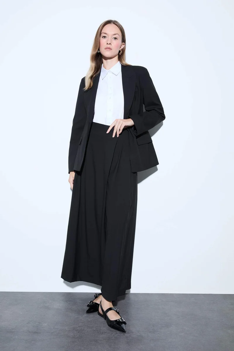 ديفاكتو Regular Fit Jacket Collar Blazer