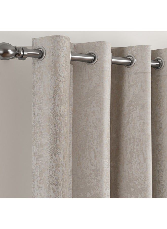 Home Box Travor Ocena 2-Piece Jacquard Extra Long Curtain Set 140 x 300 cm  - Image 2