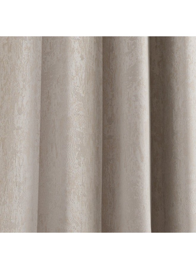 Home Box Travor Ocena 2-Piece Jacquard Extra Long Curtain Set 140 x 300 cm  - Image 3