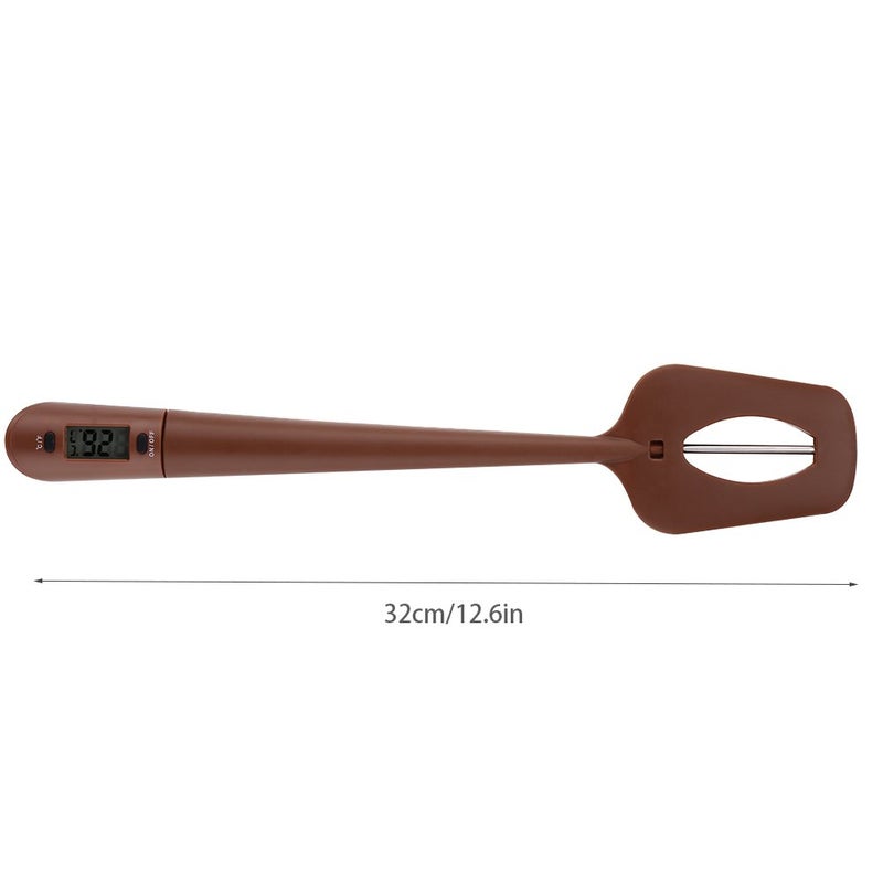 Aracoware Silicon Candy Thermometer Digital Spatula Thermometer Professional Durable deep Frying Instant Read Temperature Reader and Stirrer for Kitchen Cooking,Baking BBQ, Candy,Chocolate,Sauce, Jam - Image 2