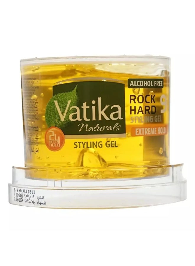 Vatika Naturals Hair Styling Gel Rock Hard 9, Extreme Hold- 250ml - Image 1
