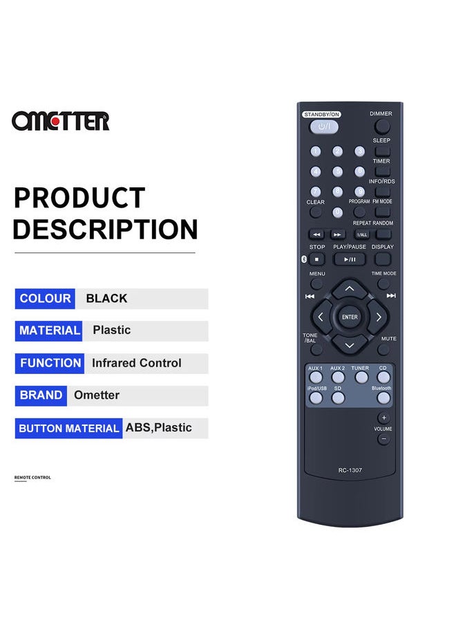 OMETTER - Brand New Remote Control for Teac RC-1307 Playback Controller - Image 1