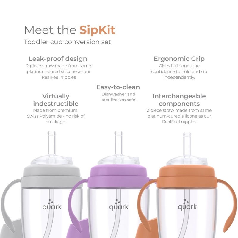 Quark BuubiBottle Sip - 1PC - Purple - Image 1