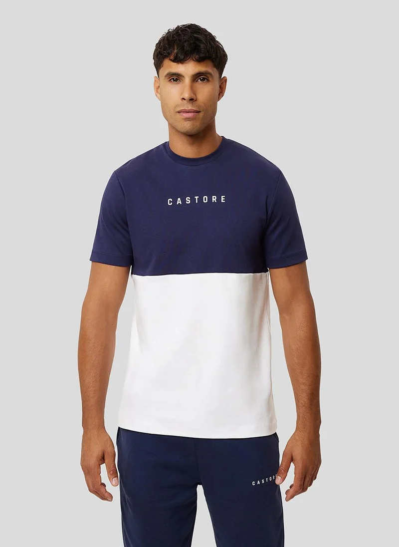 CASTORE Peacoat Cobalt Capsule Block Recovery Tee