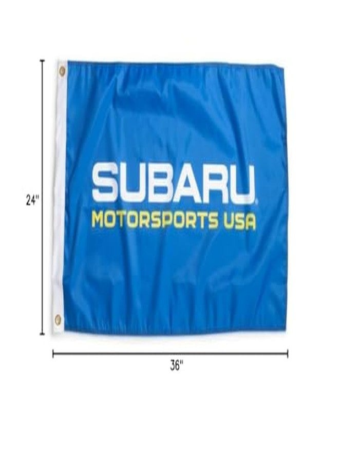 Subaru Motorsports USA Logo flag - Image 3