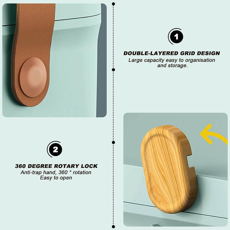 MAPPLE CREATION 1pc Medicine Box, Household Large Capacity Family Size Small First Aid Box, Aesthetic Room Decor, Home Decor, Kitchen Accessories, Bathroom Decor, Bedroom Decor - Image 3