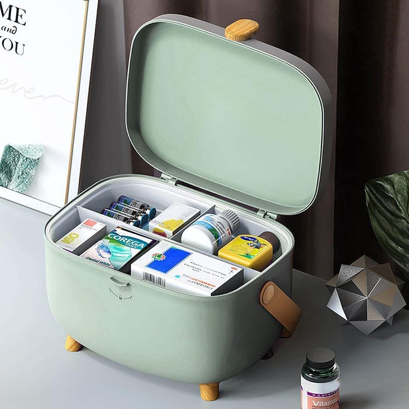 MAPPLE CREATION 1pc Medicine Box, Household Large Capacity Family Size Small First Aid Box, Aesthetic Room Decor, Home Decor, Kitchen Accessories, Bathroom Decor, Bedroom Decor - Image 2