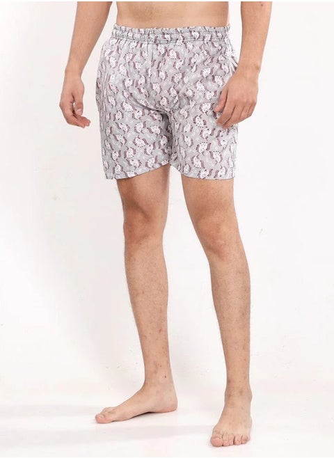 Men's Short Swimwear - Grey - up to 70 KG