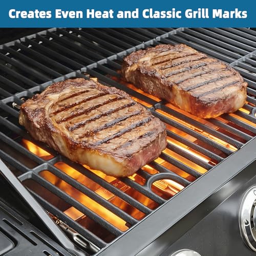 Grimate Cooking Grates for Charbroil Performance Grill - 463365021 463365522 463352521 463350521, Grill Grates for 463366022 463350722 463352021,Cast Iron, 17", 3 Packs - Image 5