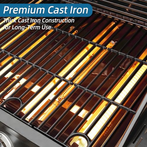 Grimate Cooking Grates for Charbroil Performance Grill - 463365021 463365522 463352521 463350521, Grill Grates for 463366022 463350722 463352021,Cast Iron, 17", 3 Packs - Image 4