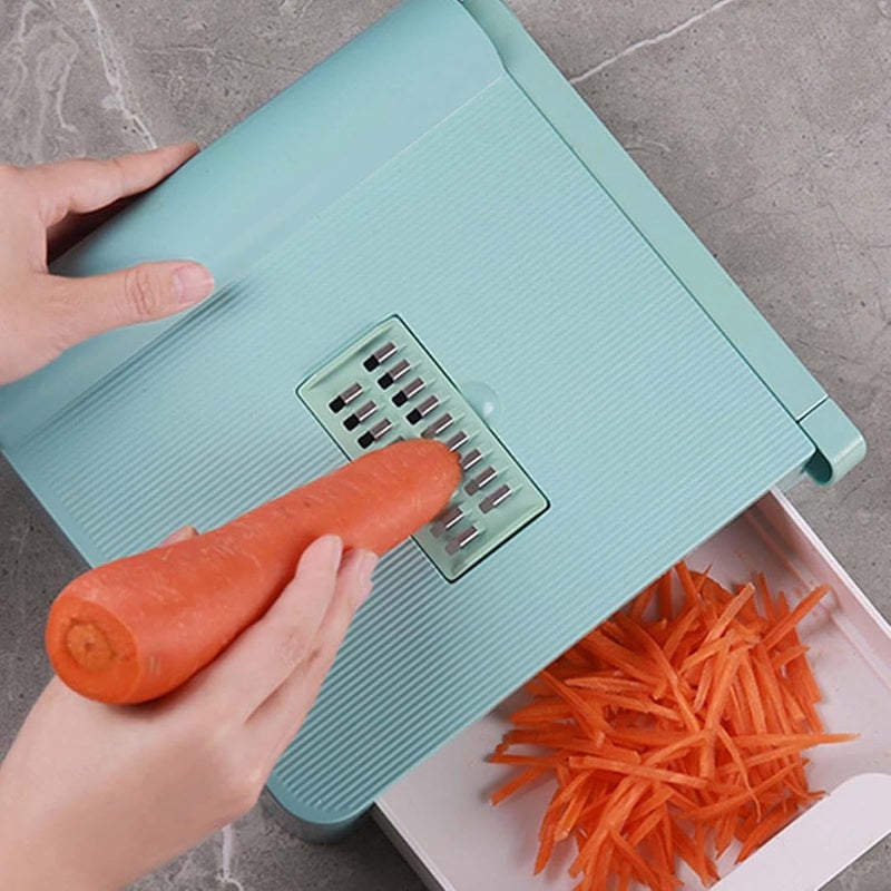 RUDRO IMPEX Vegetable Chopper Vegetables Slicing Shredding Stainless Steel ChopperHousehold Meal Prep Companion Vegetable Tools for Potatoes Cucumber - Image 3