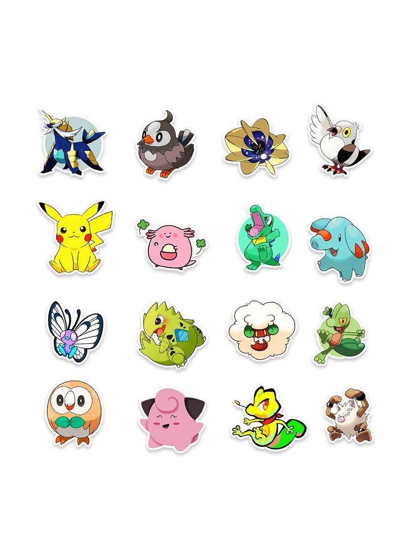 100-Piece Pokemon  Anime Stickers Waterproof Vinyl Stickers for Journal Scrapbook Laptop - Image 4