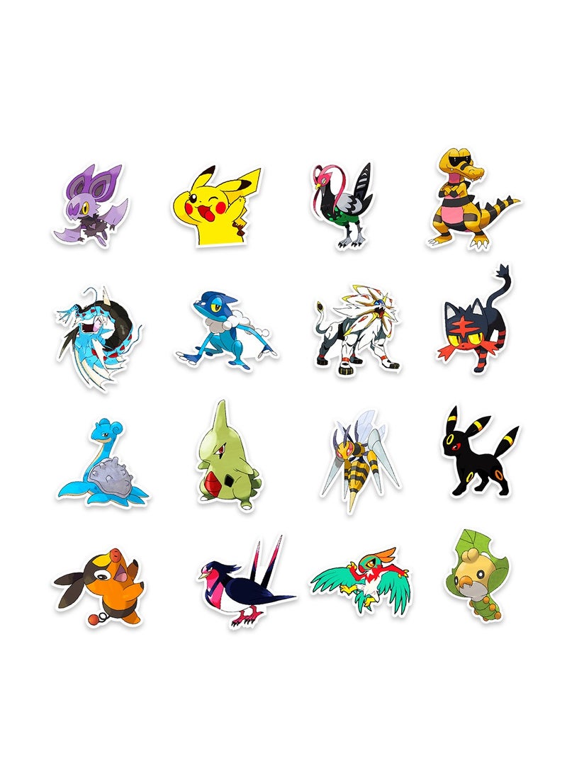 100-Piece Pokemon  Anime Stickers Waterproof Vinyl Stickers for Journal Scrapbook Laptop - Image 3