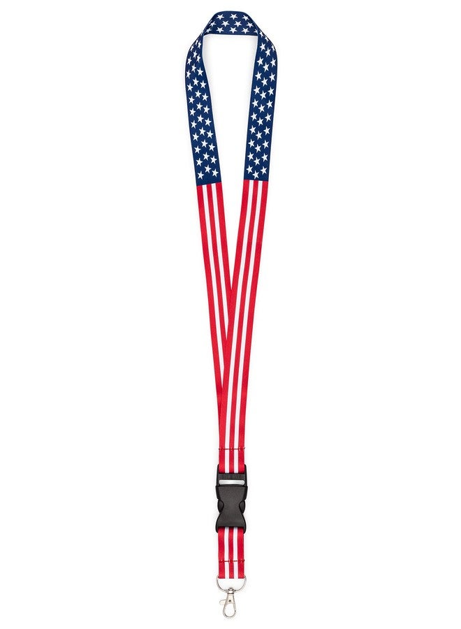 Great 1 USA American Flag Office Lanyard - Badge, Key and ID Holder - Image 5