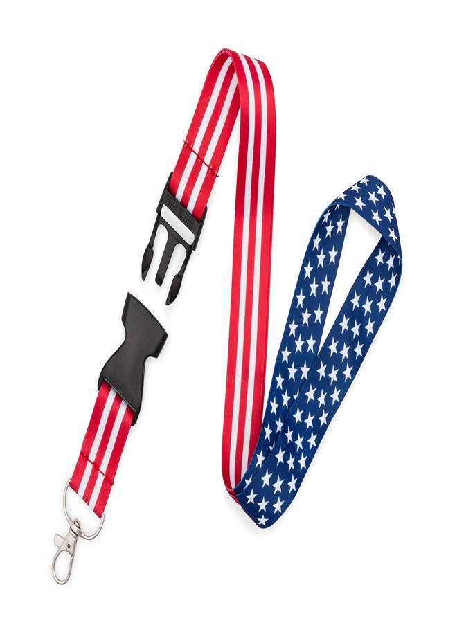 Great 1 USA American Flag Office Lanyard - Badge, Key and ID Holder - Image 2