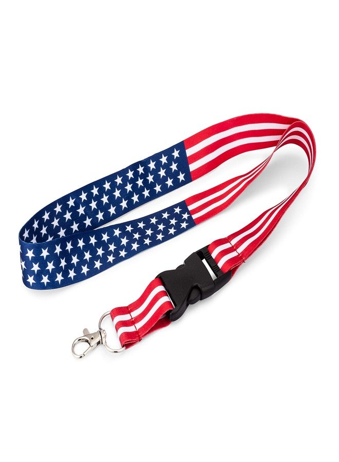 Great 1 USA American Flag Office Lanyard - Badge, Key and ID Holder - Image 4