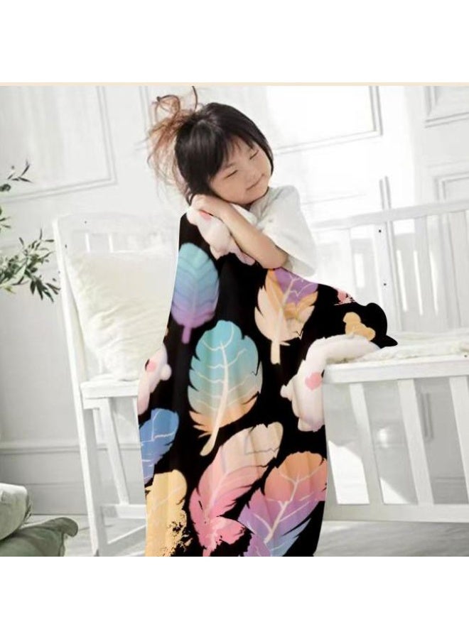 عام بطانية رقيقة من الفانيلا الكرتونية للأطفال والرضع (دافئة ومريحة، ومناسبة للنوم والألعاب) 70 سم * 100 سم - Image 2