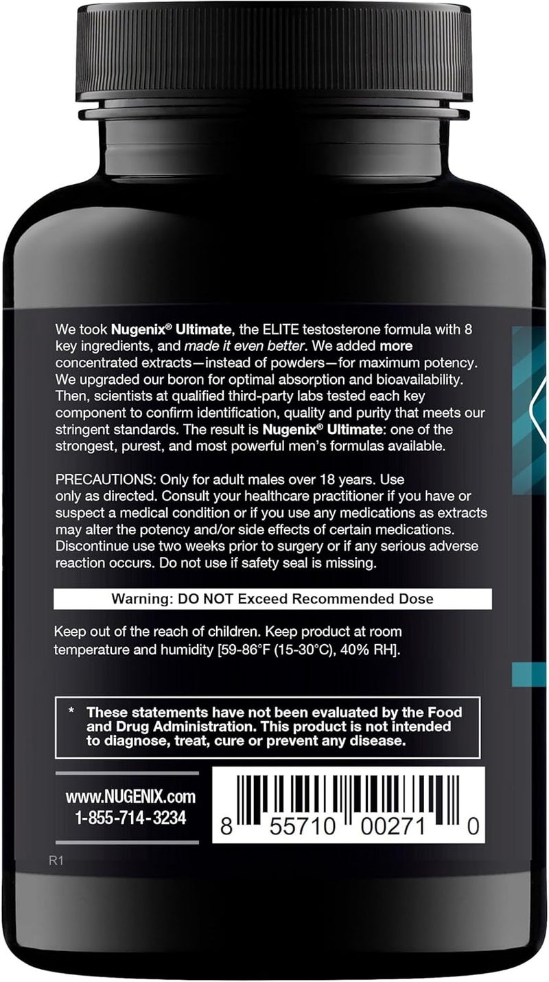 Nugenix Ultimate Free Testosterone Booster Supplement for Men  56 Count - Image 2