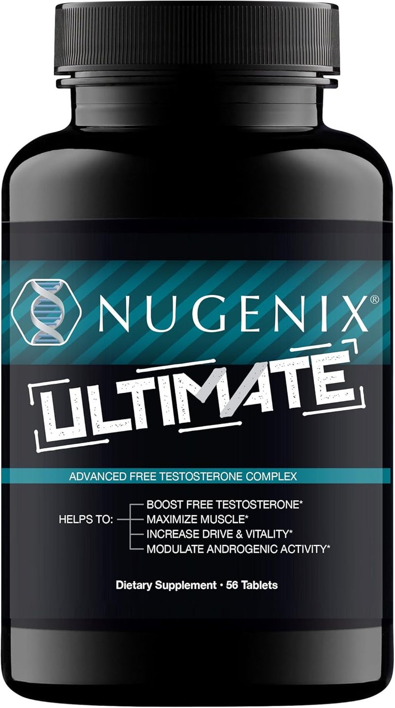 Nugenix Ultimate Free Testosterone Booster Supplement for Men  56 Count - Image 1