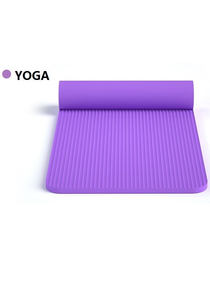 Generic Anti-Tear 15MM Ultra-Thick Yoga Mat Exercise Mat With Carrying Strap  - Image 2