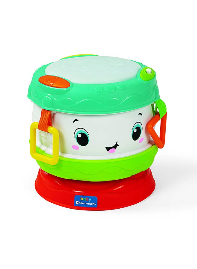 Clementoni Baby Activity Drum, Battery Operated | Interactive Musical Intrument For Baby And Toddler | Helps With Motor Skill Development | Bright Colors | Early Development Toy | Perfect Gift For Baby And Toddler | Musical Toy  - Image 4