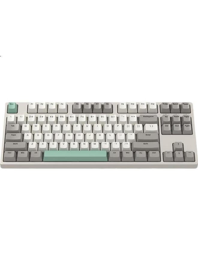 Ikbc W200 Industrial Gray Wireless Keyboard, Mechanical Keyboard, Wireless Cherry Mechanical Keyboard, Cherry Keyboard, Gaming And Office Keyboard, 87 Keys, Red Switch - Image 3
