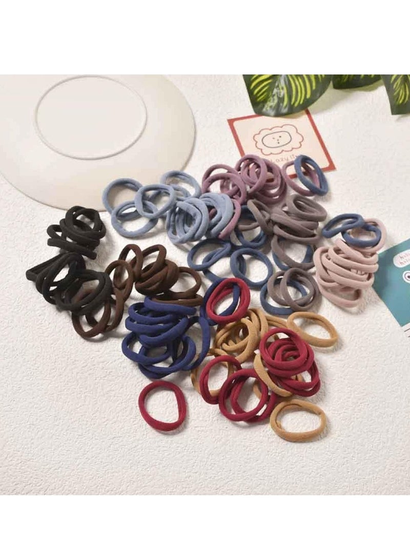 Loquat Ponytail hairstyle shines with 100 multi-color thick hair ties, suitable for everyone from guys to girls - Image 2