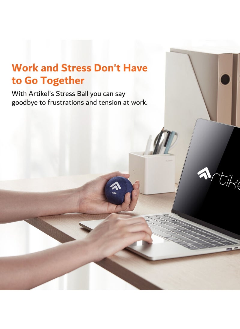 ARTIKEL - Artikel Stress Ball | Fidget Squeeze Toys | For Stress & Anxiety Relief | Best for Hand Therapy, Exercise, Grip, Strength, Therapeutic Hand Mobility & Restoration | Adults, Teens & Kids | Pack of 3 - Image 1