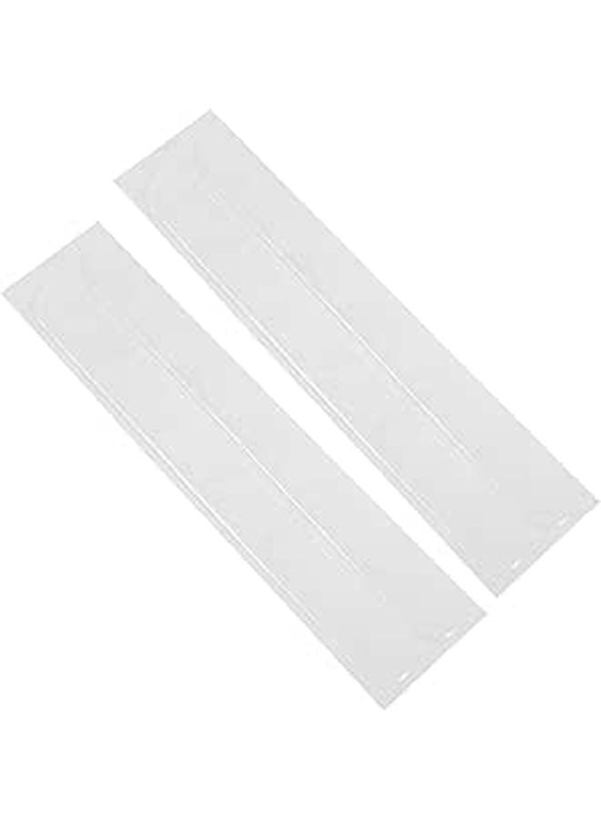 2Pcs Transparent Car Door Edge Guards Anti Collision Strips Easy Installation - Image 1