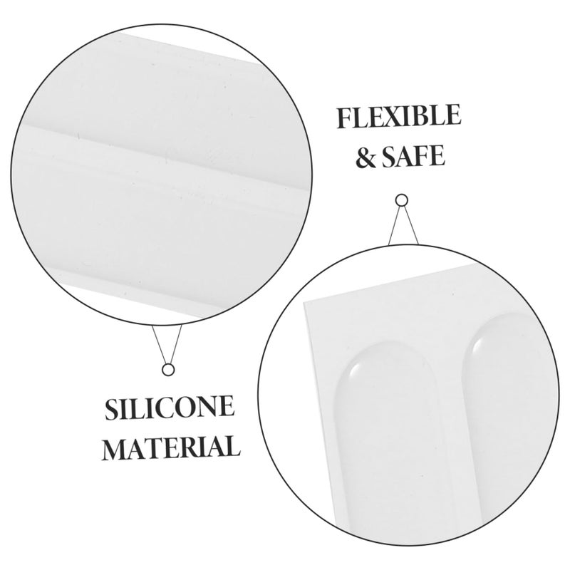 2Pcs Transparent Car Door Edge Guards Anti Collision Strips Easy Installation - Image 3