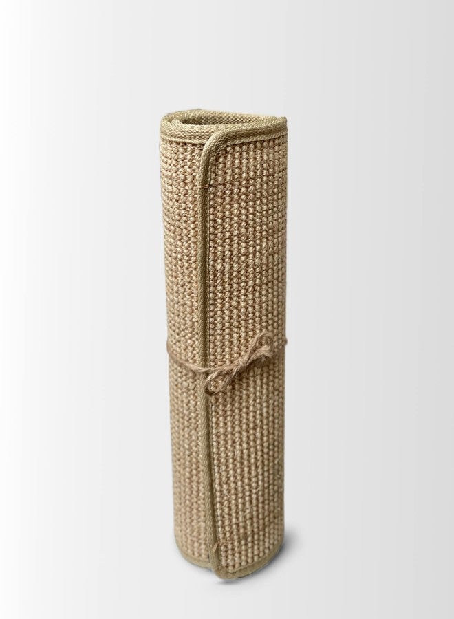 7 Ruby Road Replacement Cat Scratching Mat for Nero Cat Wall Scratcher Post, Natural Sisal Fabric Mat Rug, Scratch Pad for Indoor Cats, Protect Sofa & Carpet, 24.8 x 12 inches - Image 1