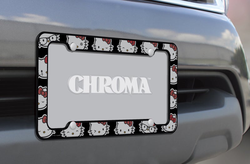 Chroma Chroma Graphics 42558 Hello Kitty Emoji Heads Plastic Frame, 12.5x6.25x0.2, Black/White/Red - Image 3