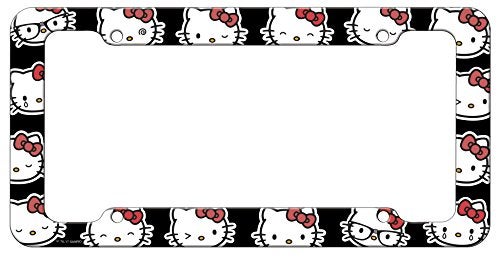 Chroma Chroma Graphics 42558 Hello Kitty Emoji Heads Plastic Frame, 12.5x6.25x0.2, Black/White/Red - Image 2