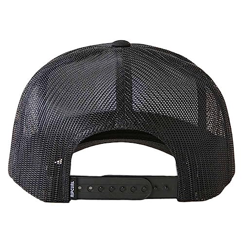RIP CURL قبعة ريب كيرل تراكير، قبعة شبكية قابلة للتعديل للرجال، سوداء ICON 241 - Image 2