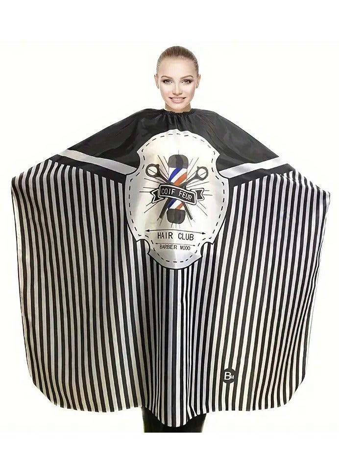 ORiTi 1pc Hair Cutting Gown Waterproof Haircut Cape Cloth Hairdressing Apron For Hair Cutting And Styling - Image 1