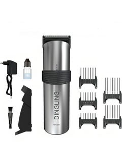 DINGLONG Professional rechargeable hair clipper –  self-sharpening, beard and body grooming trimmer with guide combs  - Image 2