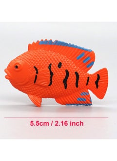 HAPTIME 12Pcs Tropical Fish Toys Set, Pastic Cute Sea Life Creatures Learning Educational Toy Party Favors & Christmas Gifts For Boys, Girls, Kids  - Image 4