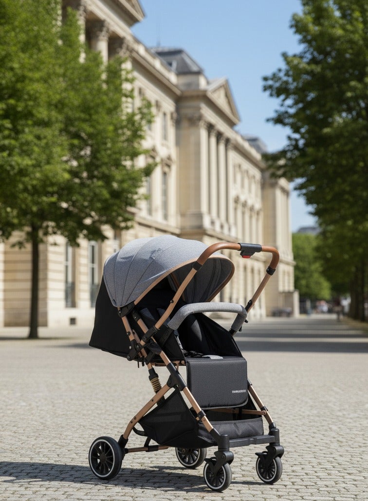 FUN MOMENT Lightweight and foldable two-way stroller for airplane travel - Image 1