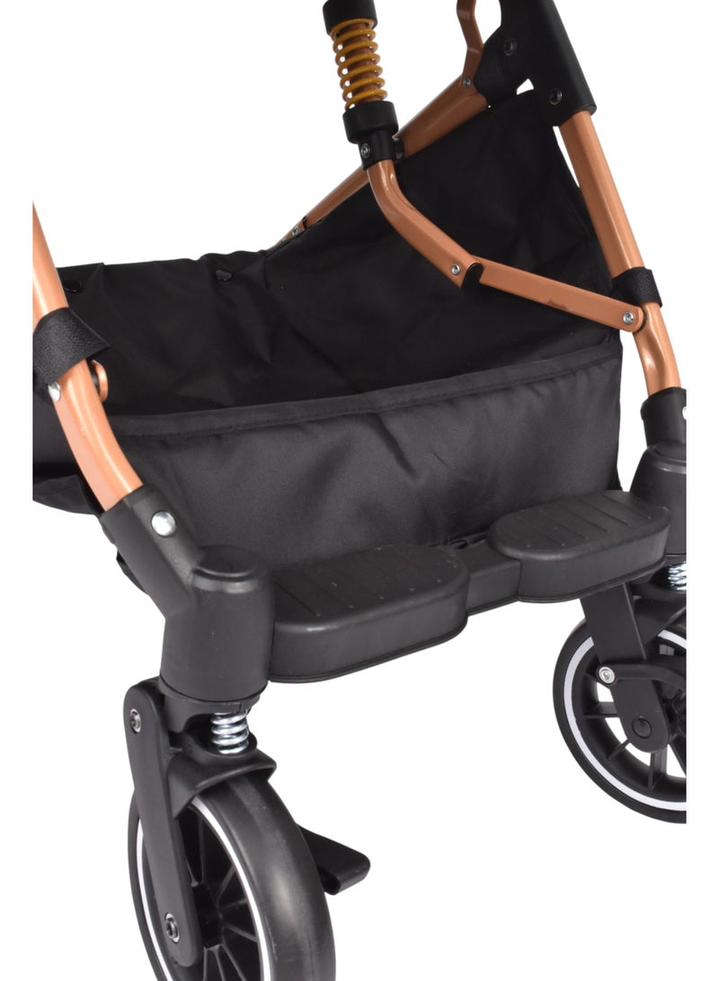 FUN MOMENT Lightweight and foldable two-way stroller for airplane travel - Image 5