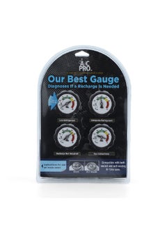A/C Pro R-134A XL Professional Gauge and Hose with Quick-Connect Coupler Grey 24 Inch ACP410-4  - Image 4
