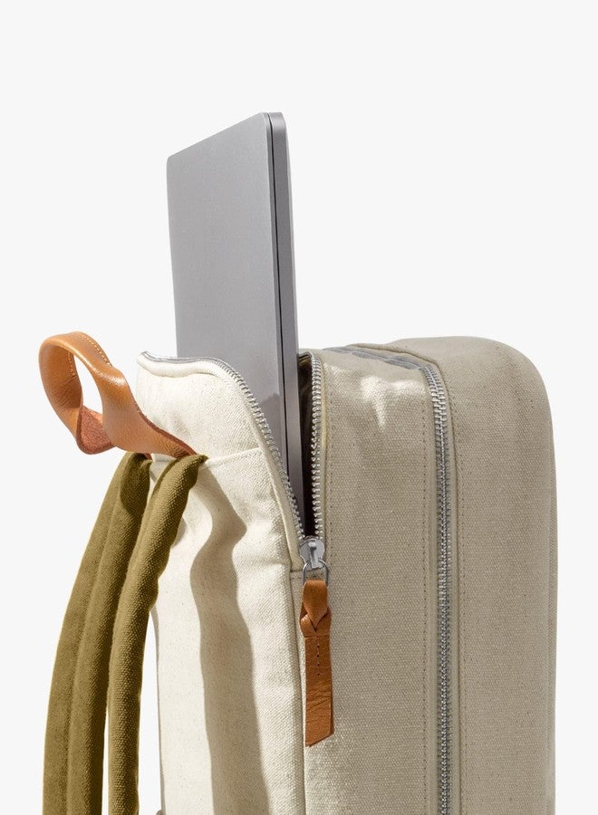 دايلي أوبجيكتز حقيبة ظهر DailyObjects 9 to 9 للاستخدام اليومي مع أجهزة الكمبيوتر المحمولة (سعة 16 لترًا) تتسع لأجهزة كمبيوتر محمولة حتى 15 بوصة | حقيبة كتف للسفر للجنسين | مصنوعة من قماش متين | جيب بسحاب مع جيوب داخلية | حزام لتعليقها على عربة السفر - Image 5